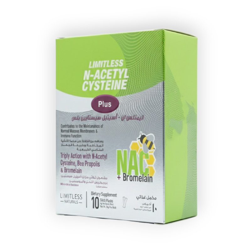 LIMITLESS N ACETYLCYSTEINE PLUS 10 SACHETS