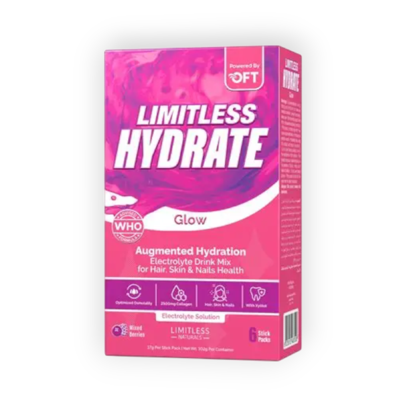 LIMITLESS HYDRATE GLOW  6  SACHETS