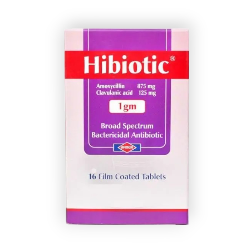 HIBIOTIC 1000 MG 16 TABLET