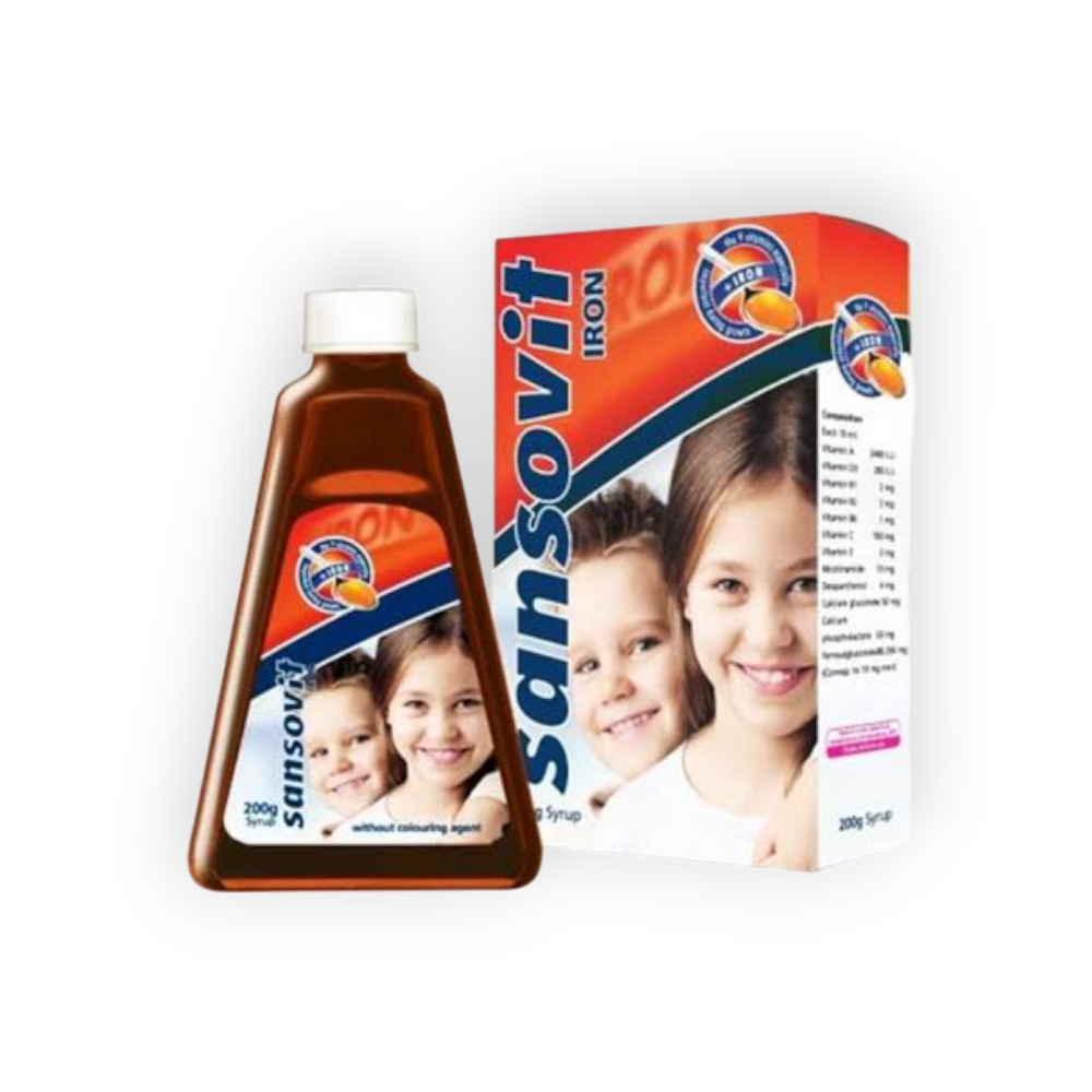 SANSOVIT IRON SYRUP 200 ML