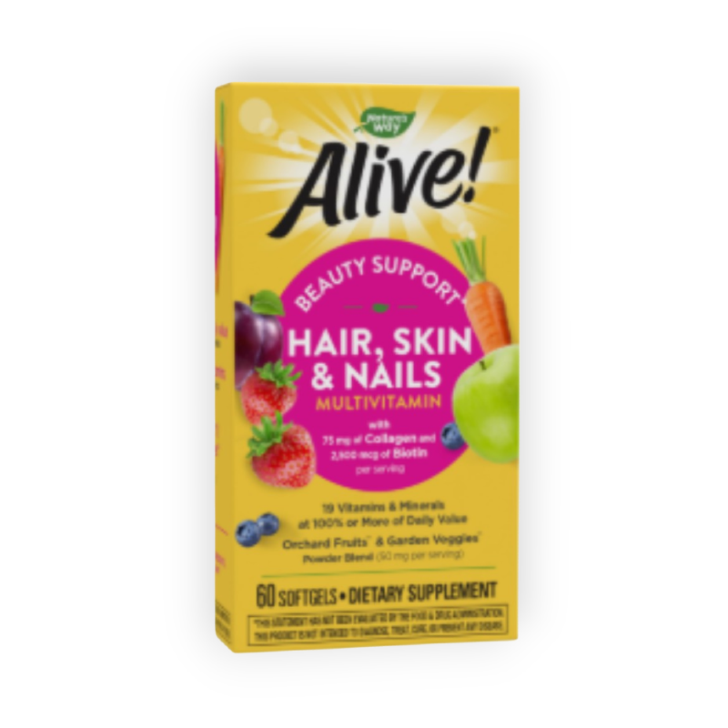 ALIVE HAIR SKIN NAIL 60 CAP   (NATROL)
