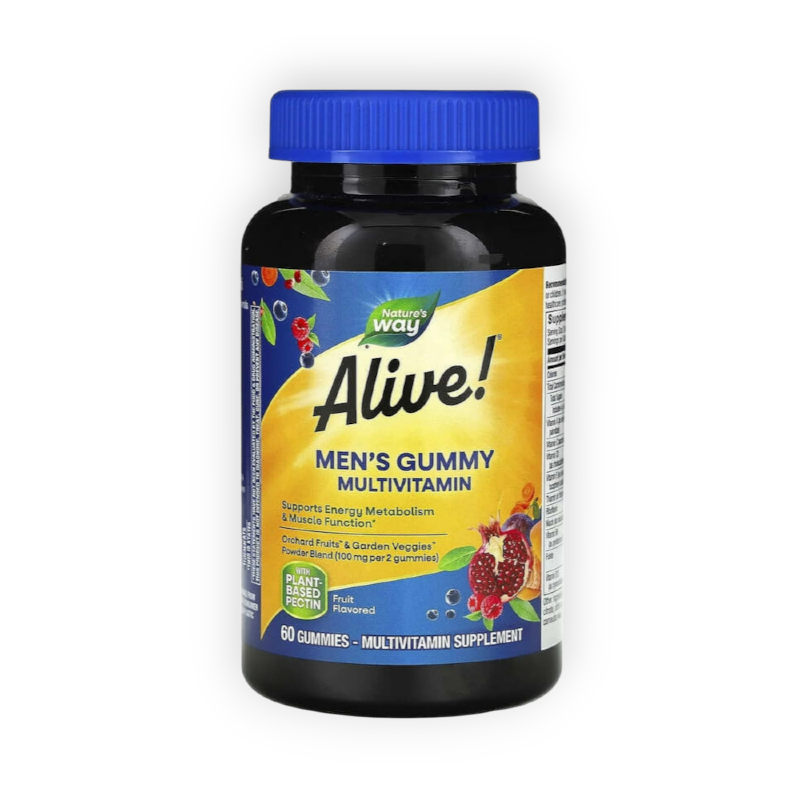 ALIVE MENS  MULTIVTAMIN 60GUMMIES   (NATROL)
