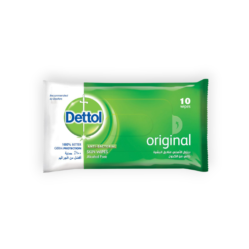DETTOL WIPES ORIGINAL 10 WIPES
