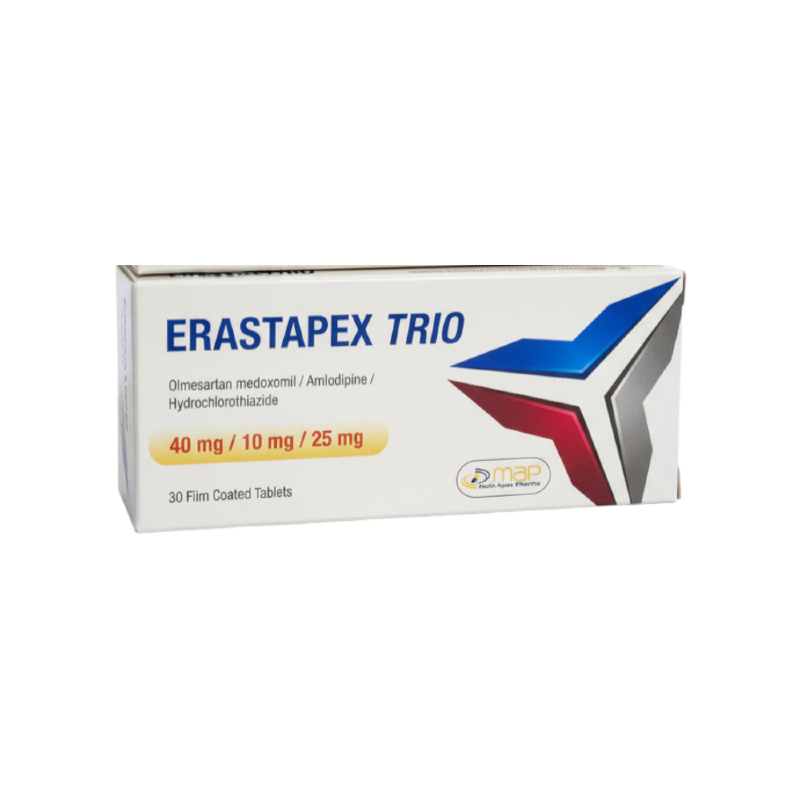 ERASTAPEX TRIO 10 MG/40 MG/25 MG 30 TABLET