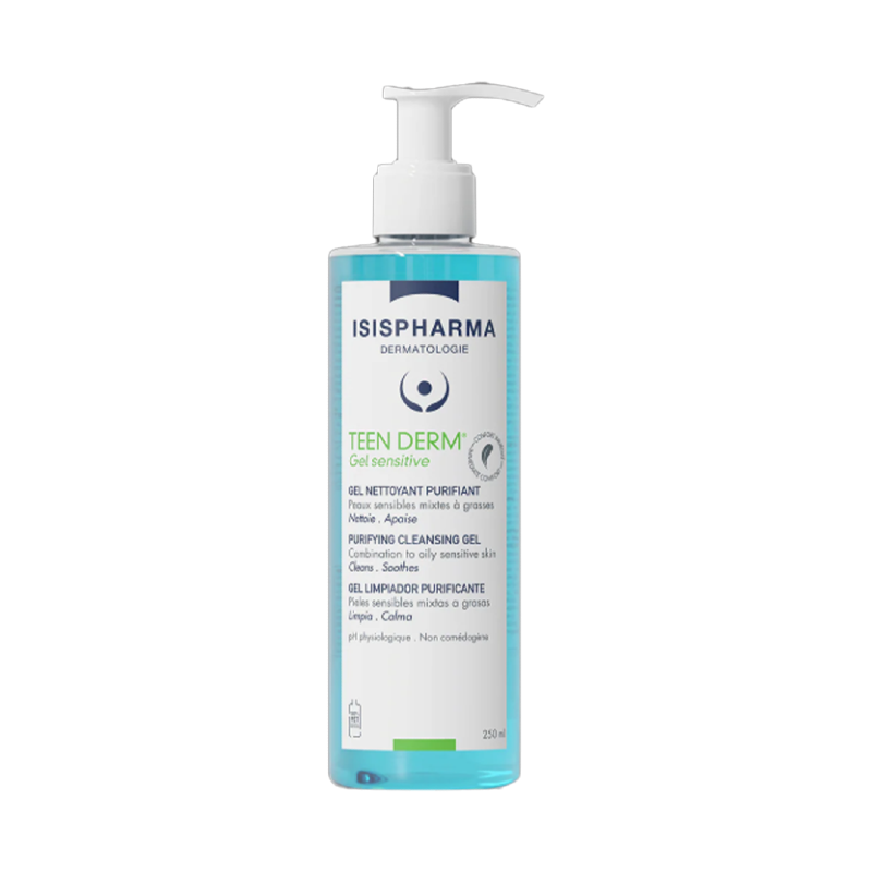 ISIS TEEN DERM GEL  SENSITIVE CLEANSING GEL 250ML