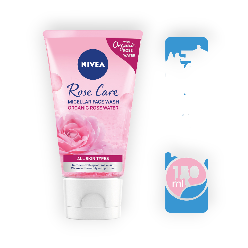 NIVEA MICELLAIR ROSE WATER FACE WASH 150ML