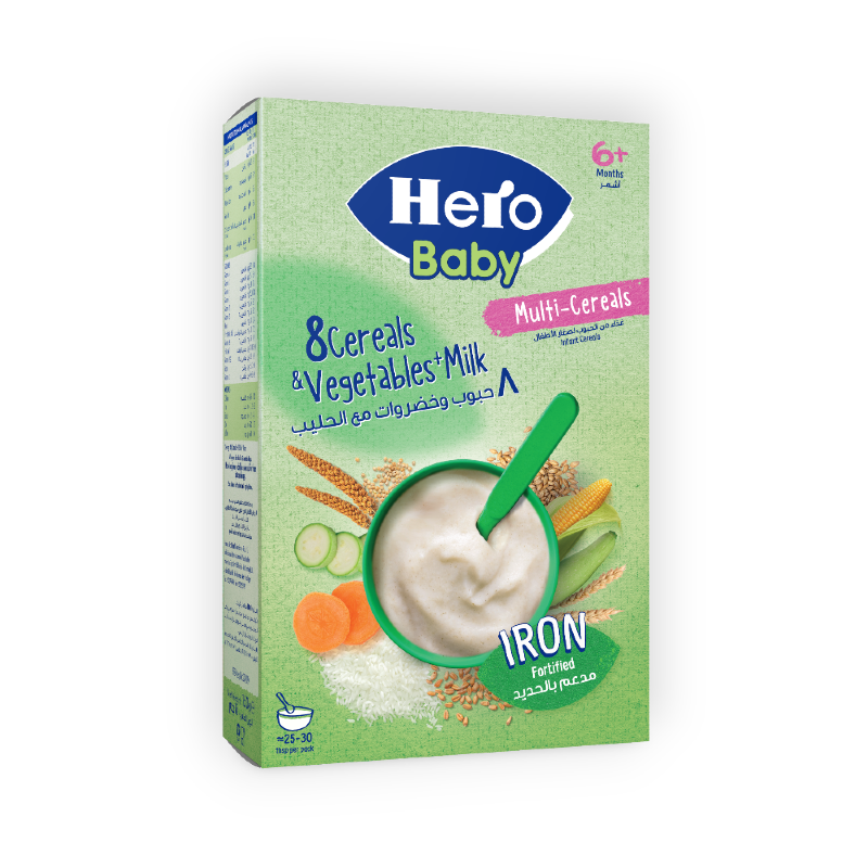 HERO BABY G.N. 8 CEREAL & VEGE & MILK 150 GM