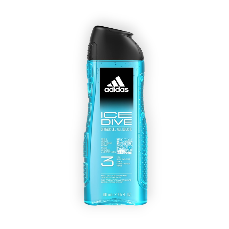 ADIDAS SHOWER GEL ICE DIVE 3IN1 FOR MAN 400 ML