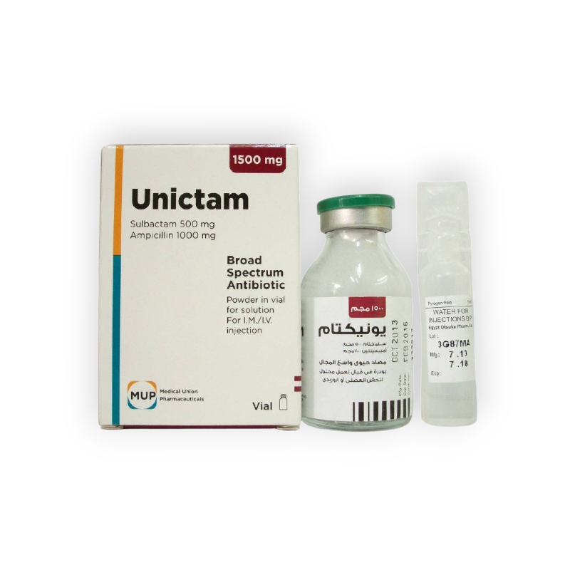 UNICTAM 1500 MG VIAL