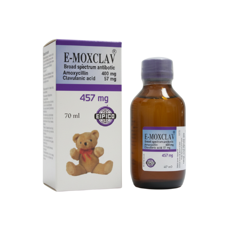 E-MOXCLAV 457 MG SYRUP 70 ML