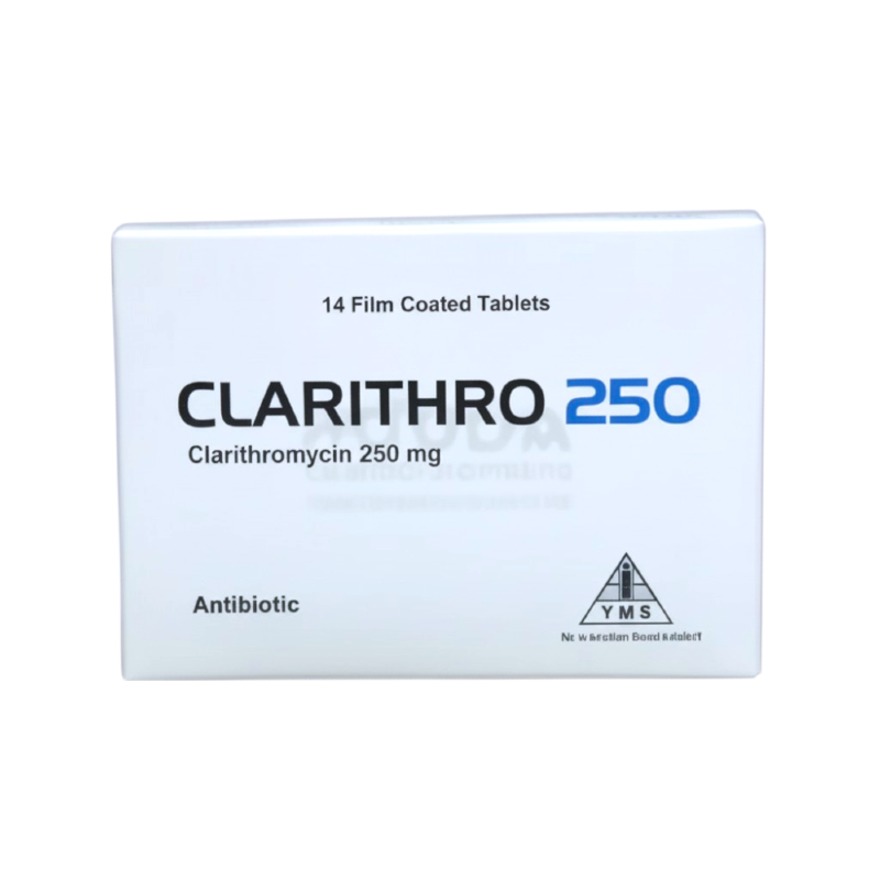 CLARITHRO 250 MG 14 TABLET