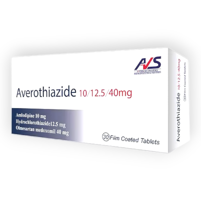 AVEROTHIAZIDE 5/12.5/40MG 30TABLET