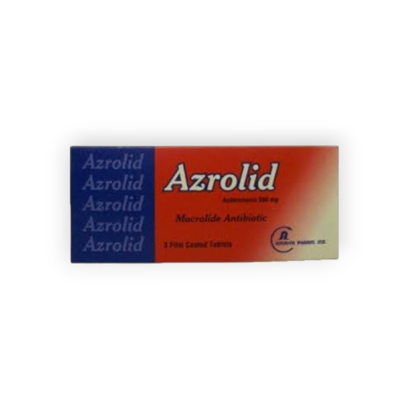AZROLID  500 MG  3 TABLET