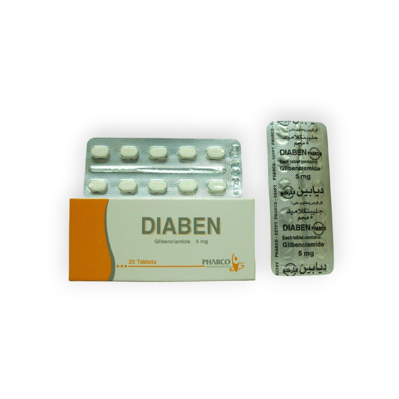 DIABEN 5 MG 20 TABLET