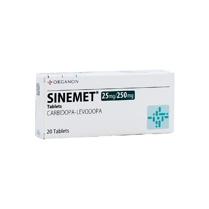 SINEMET 25/250 MG 20 TABLET