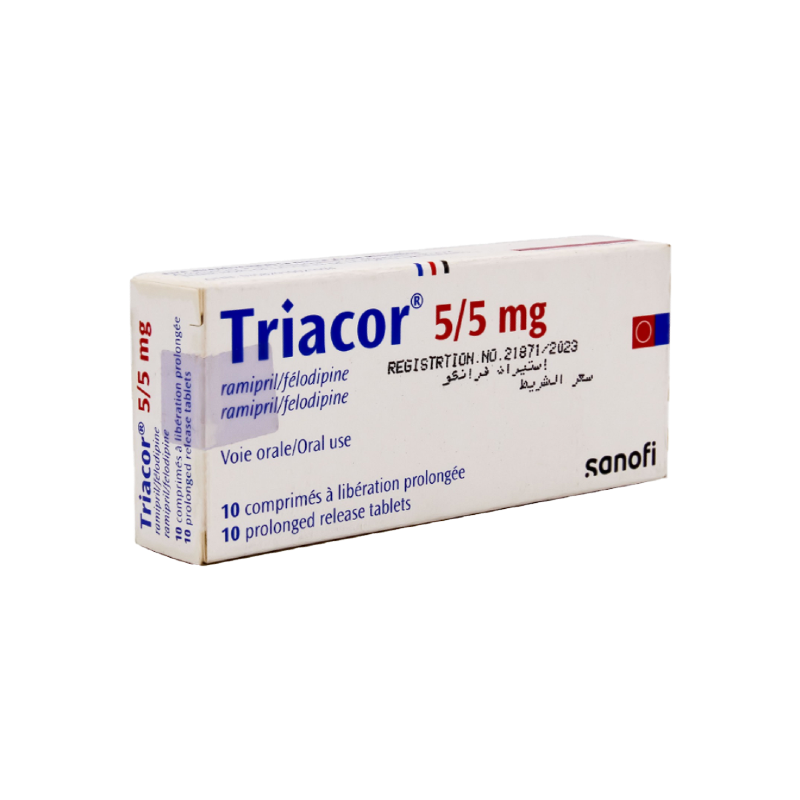 TRIACOR 5/5 MG 10 TABLET