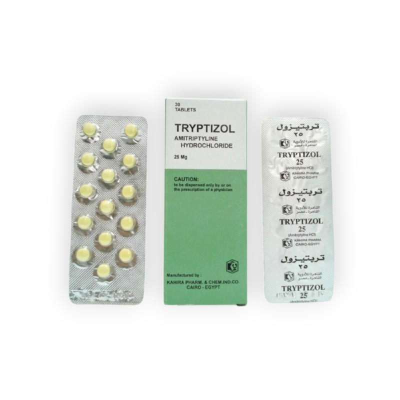 TRYPTIZOL 25 MG 30 TABLET