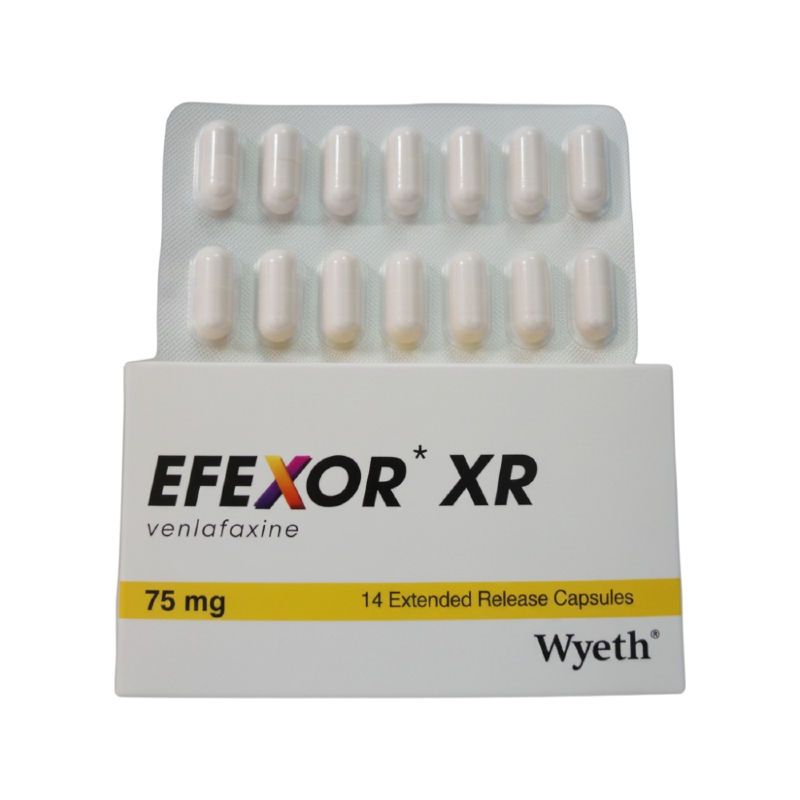 EFEXOR XR 75 MG 14 CAPSULES