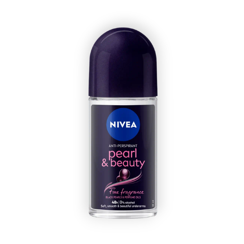 NIVEA DEOD ROLL ON (PEARL BEAUTY BLACK) F W 50ML
