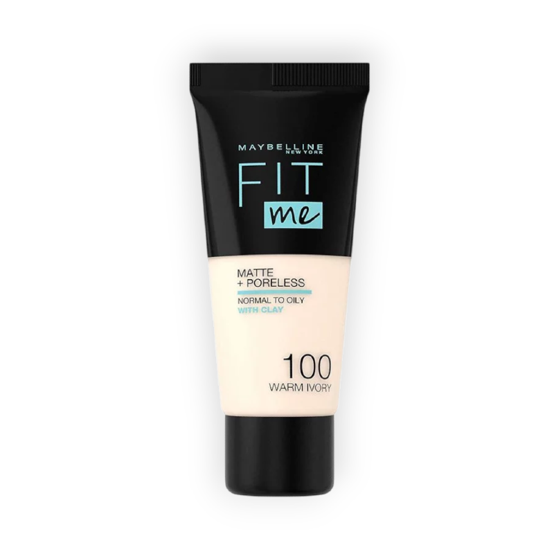 MAYBELLINE FIT ME (100) NORMAL TO OILY 30ML 4M