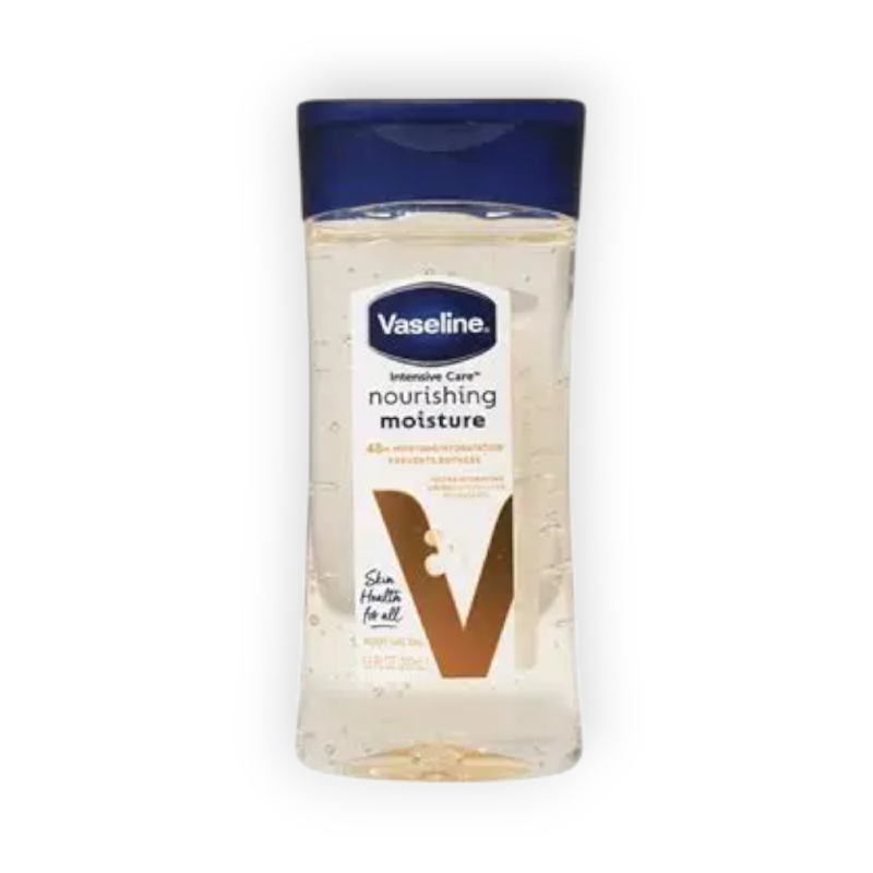 VASELINE NOURISHING MOISTURE BODY GEL OIL 200ML