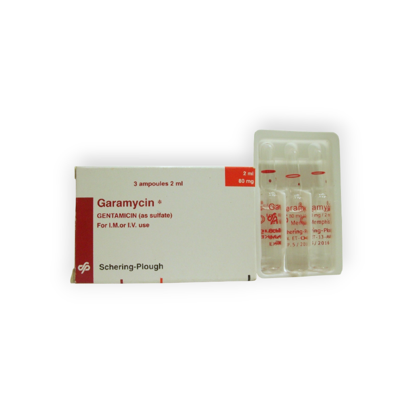 GARAMYCIN 80 MG 3 AMPULES