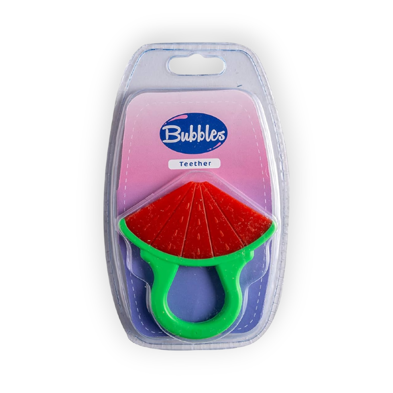 BUBBLES WATERMELON TEETHER عضاضه شكل بطيخ