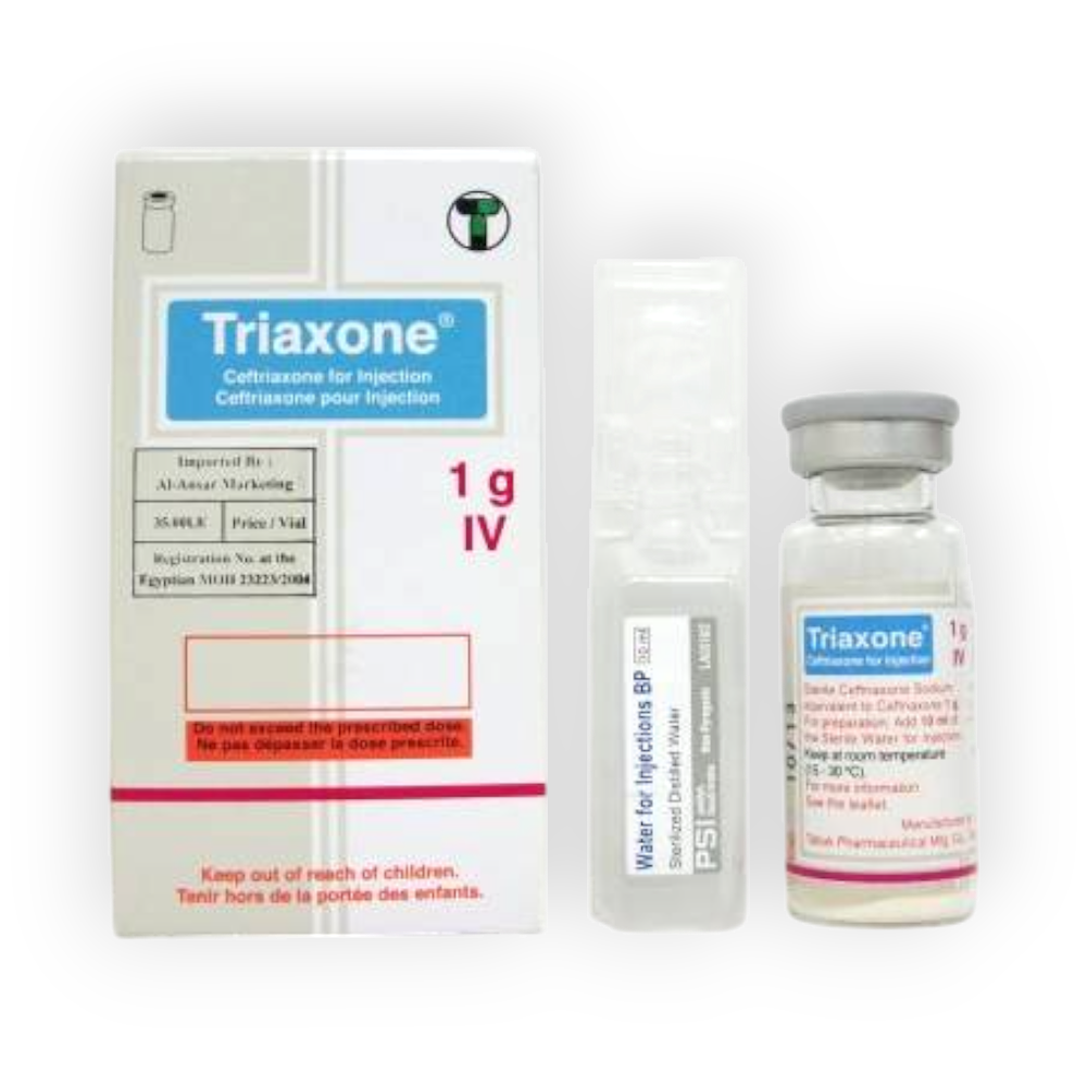 TRIAXONE 1 GM I.V VIAL