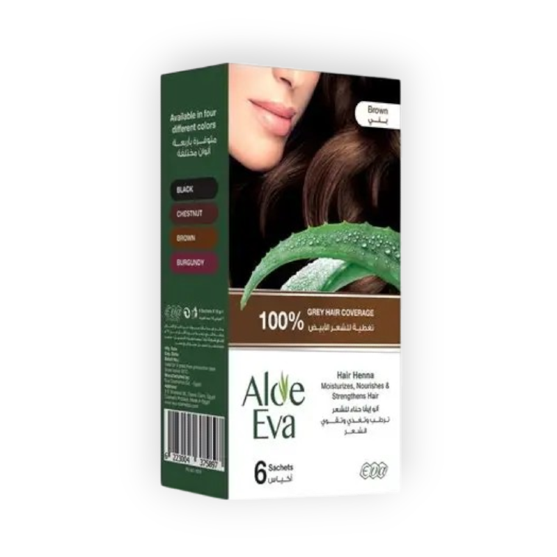 ALOE EVA HAIR HENNA BLACK 10GM