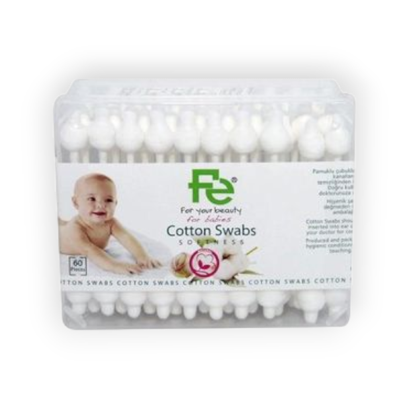 FE COTTON SWABS BABY (60 PCS) مربع