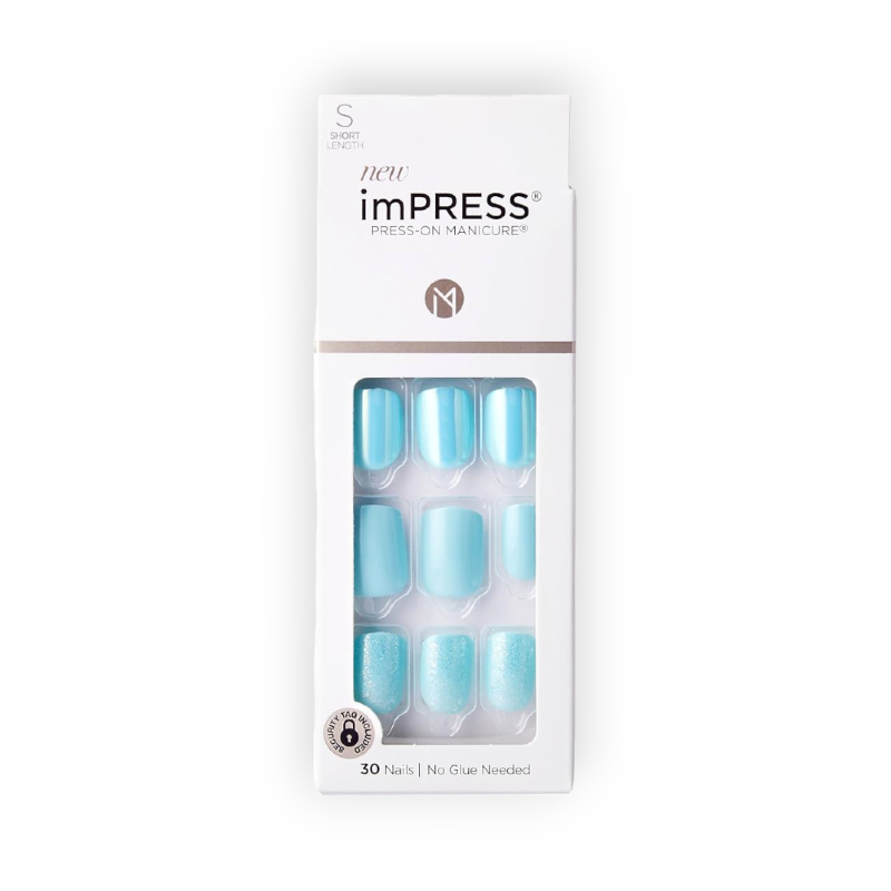 KISS IM PRESS SHORT RAIN CHECK (KIM012C) 30NAILS