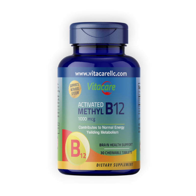 ACTIVATED METHYL B-12 1000 MCG  30TAB (VITACARE)