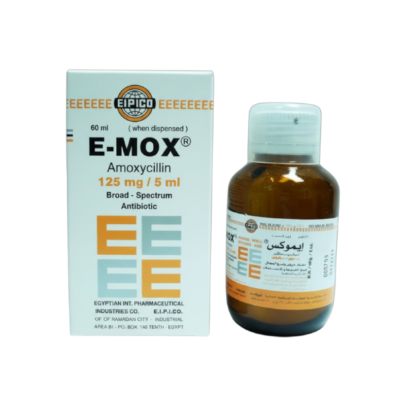 E-MOX 125 MG SYRUP 60 ML
