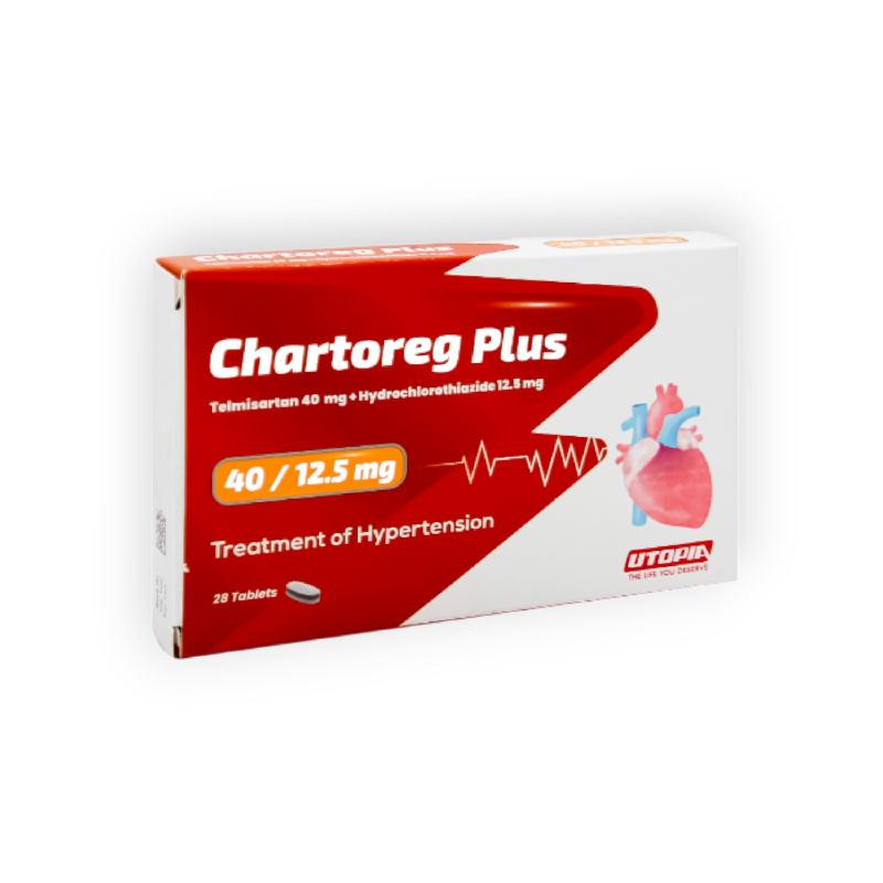 CHARTOREG PLUS 40/12.5MG 28TAB سعر جديد