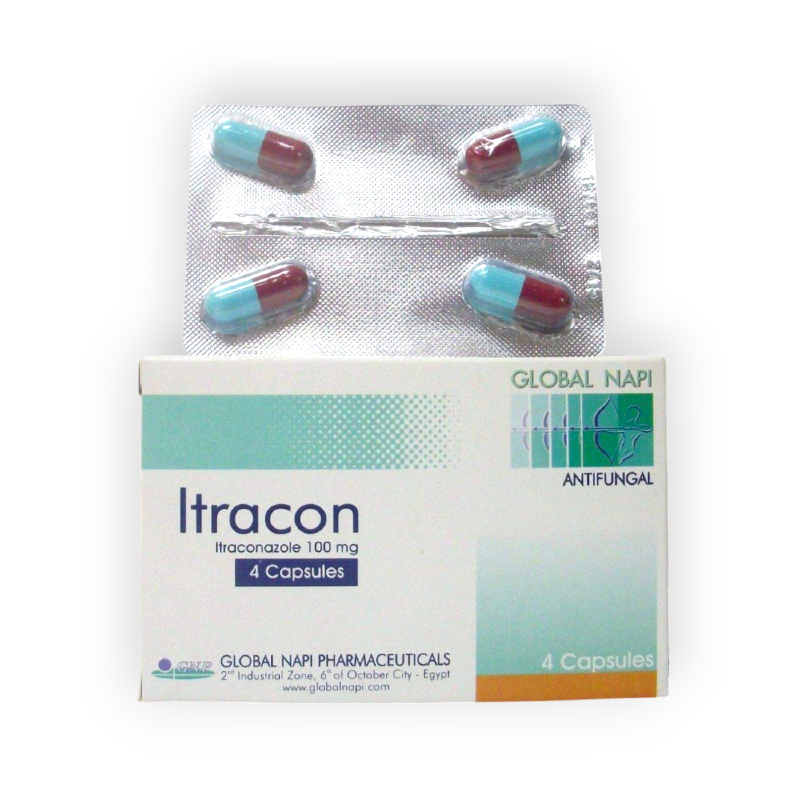 ITRACON 100MG 4 CAPSULES