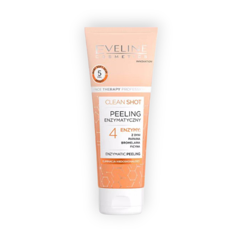 EVELINE CLEAN SHOT ENZYMATIC PEELING GEL 75ML