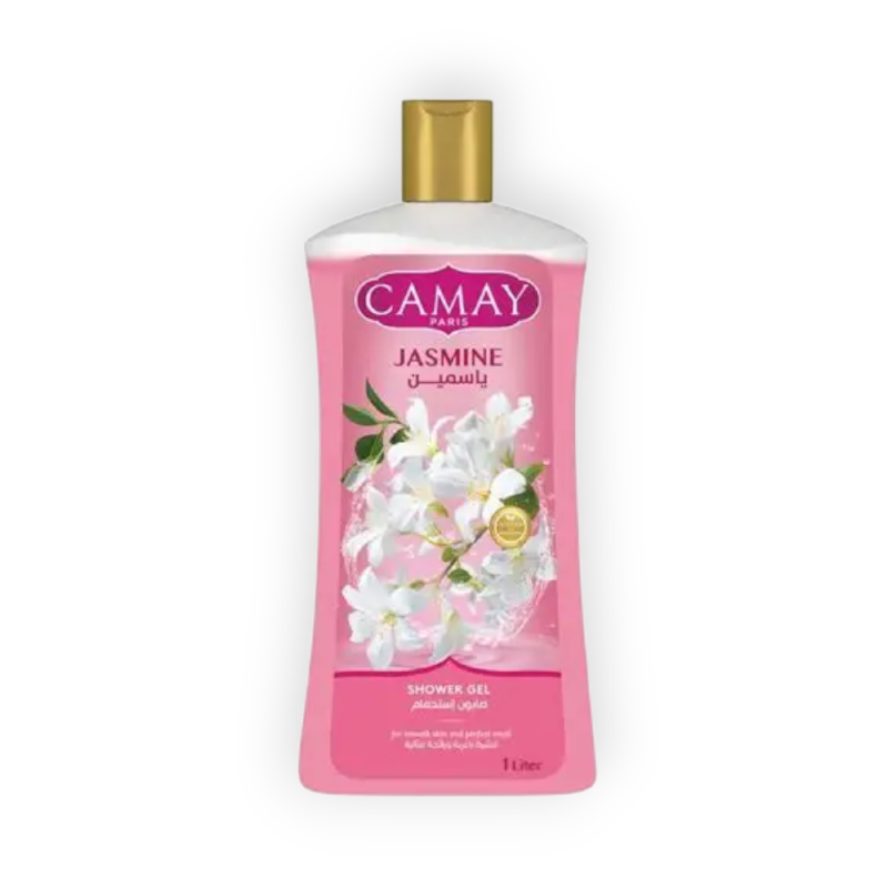 CAMAY SHOWER GEL JASMINE 1 LITRE OFF