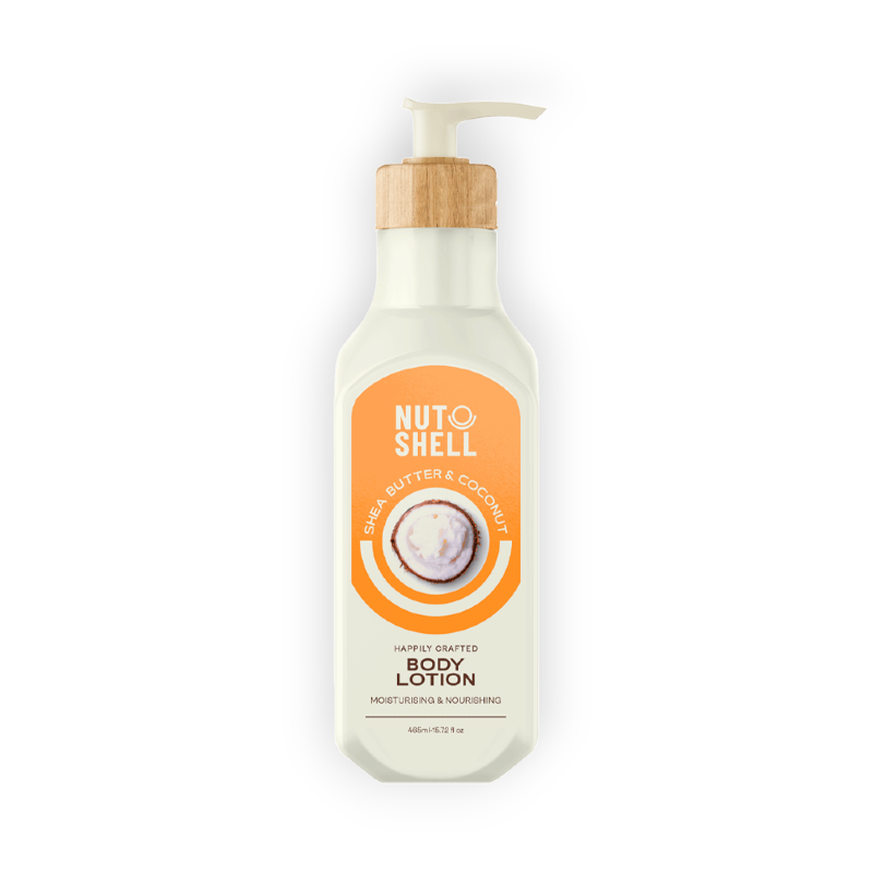 NUT SHELL BODY LOTION (SHEA BUTTER) 465ML