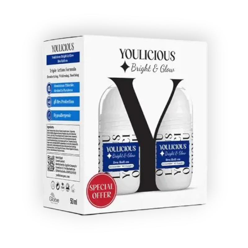 YOULICIOUS DEOD ROLL-ON (BRIGHT&GLOW) 1+1 50ML