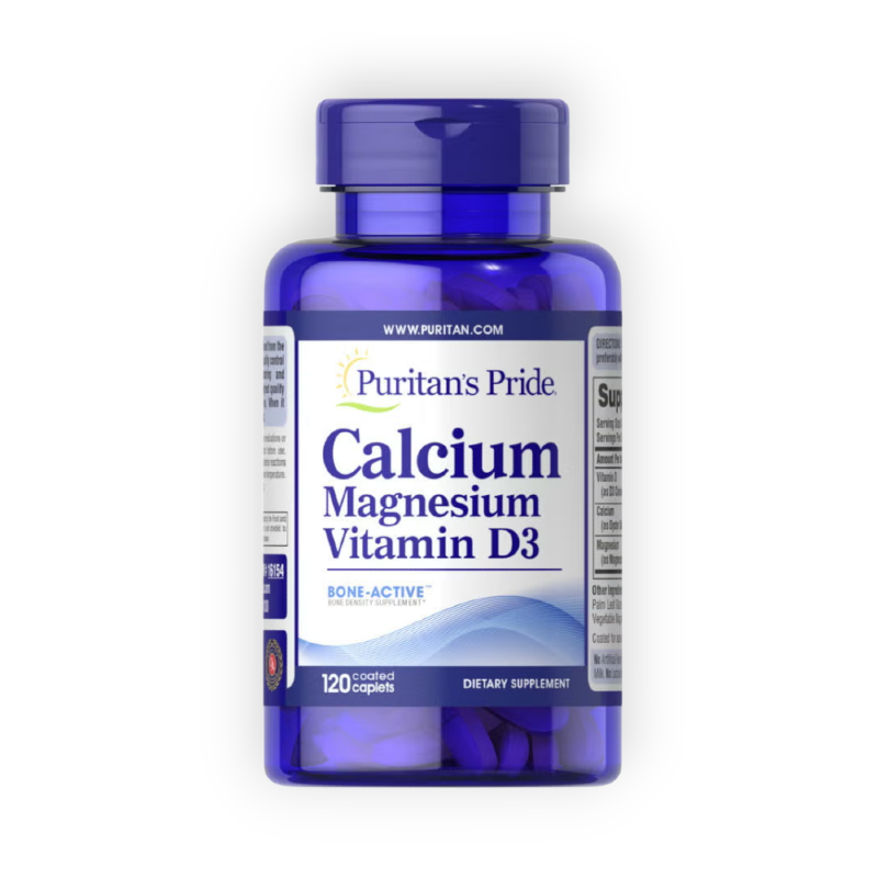 CALCIUM & MAGNESIUM & VITAMIN D3 120CAP (PURITAN.S PRIDE )
