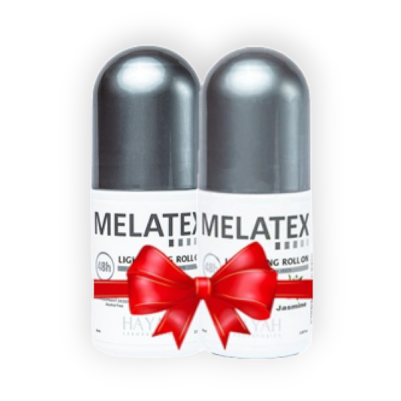 HAYAH MELATEX ROLL ON(ORIG&ROSE)48H 40ML 1+1