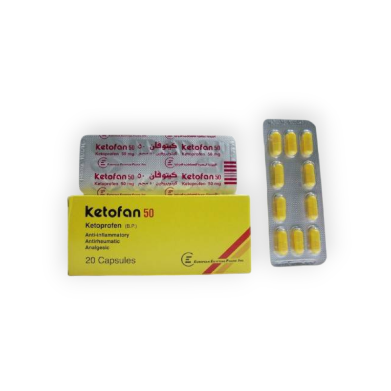 KETOFAN 50 MG 20 CAPSULES