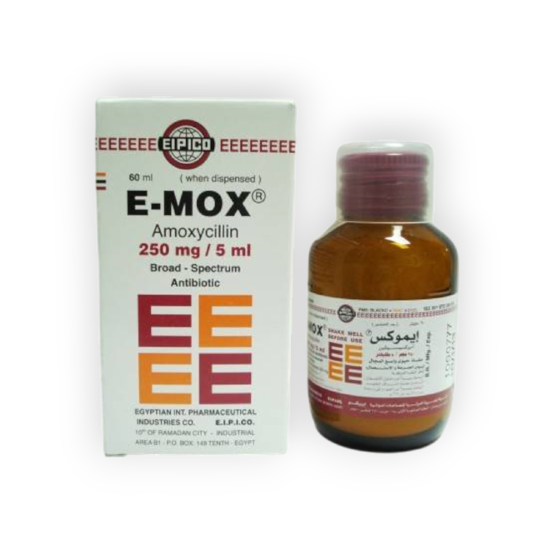 E-MOX 250 MG SYRUP 60 ML
