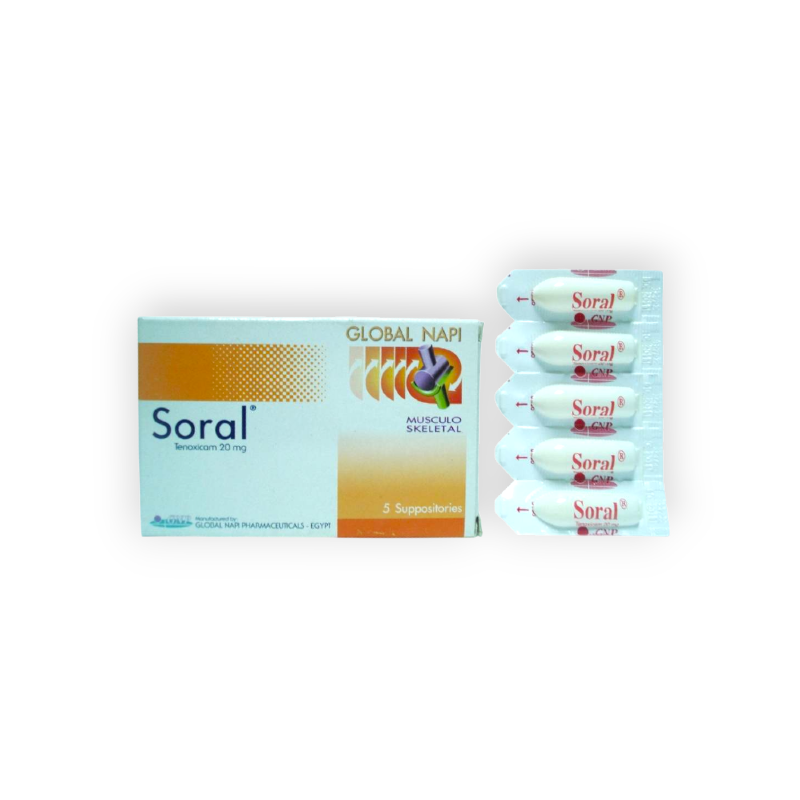 SORAL 20 MG 5 SUPPOSITORIES
