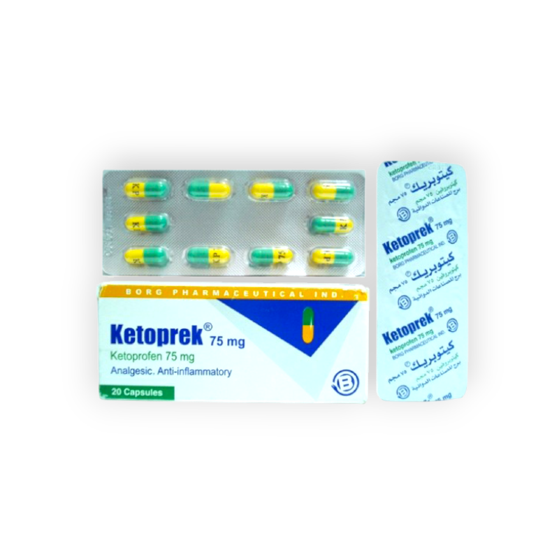 KETOPREK 75 MG 20 CAPSULES