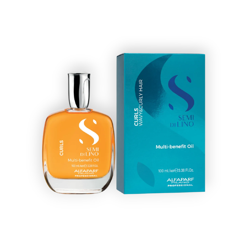 SEMI DILINO MULTI BENEFIT OIL CURLY&WAVY HIAR 100ML