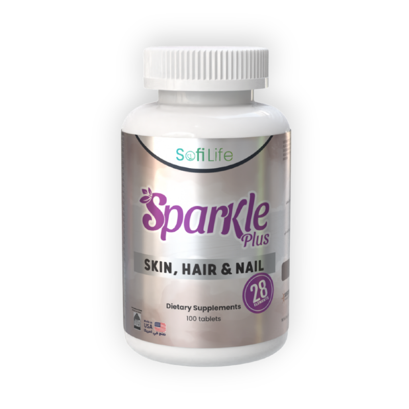 SOFILIFE SPARKLE PLUS SKIN & HAIR & NAIL 100TAB
