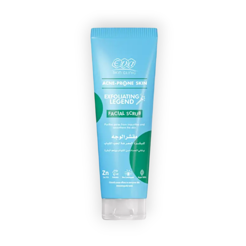 EVA ACNE PRONE SKIN EXFOLIATING LEGEND FACIAL SCRUB 100ML