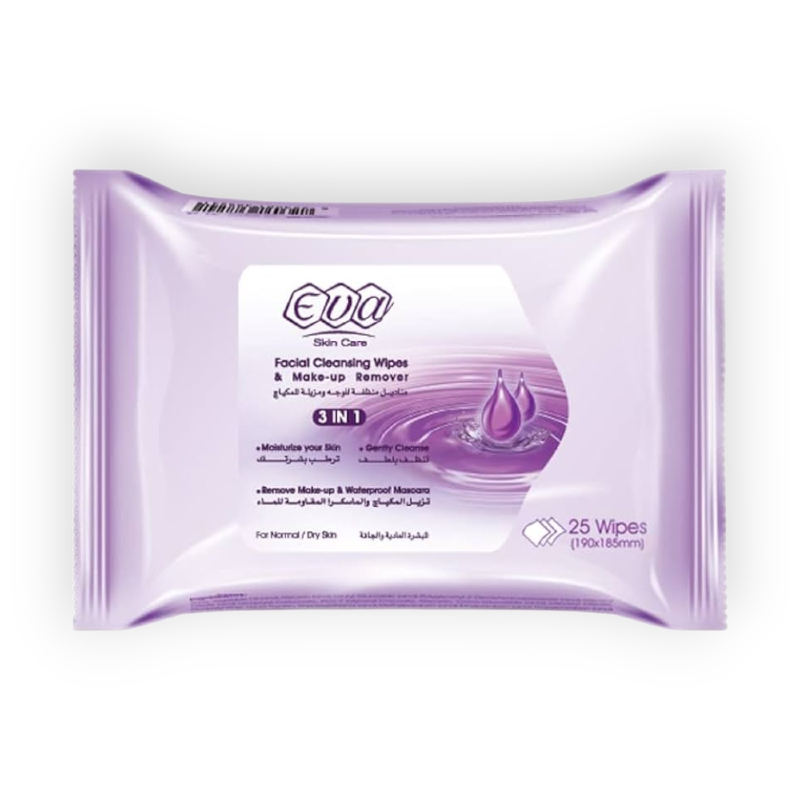 EVA CLEAN&MAKE UP NORMAL DRY 25WIPES