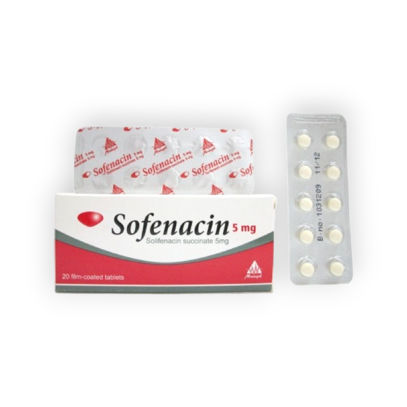SOFENACIN 5 MG 30 TABLET